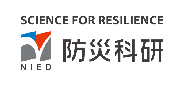 Ein weißer Hintergrund mit fetter, schwarzer Schrift, die den Text "Wissenschaft für Resilienz" enthält, und ein blaues und weißes Kreis-Logo mit einem weißen Stern in der Mitte, umgeben von einem dünnen schwarzen Rand.