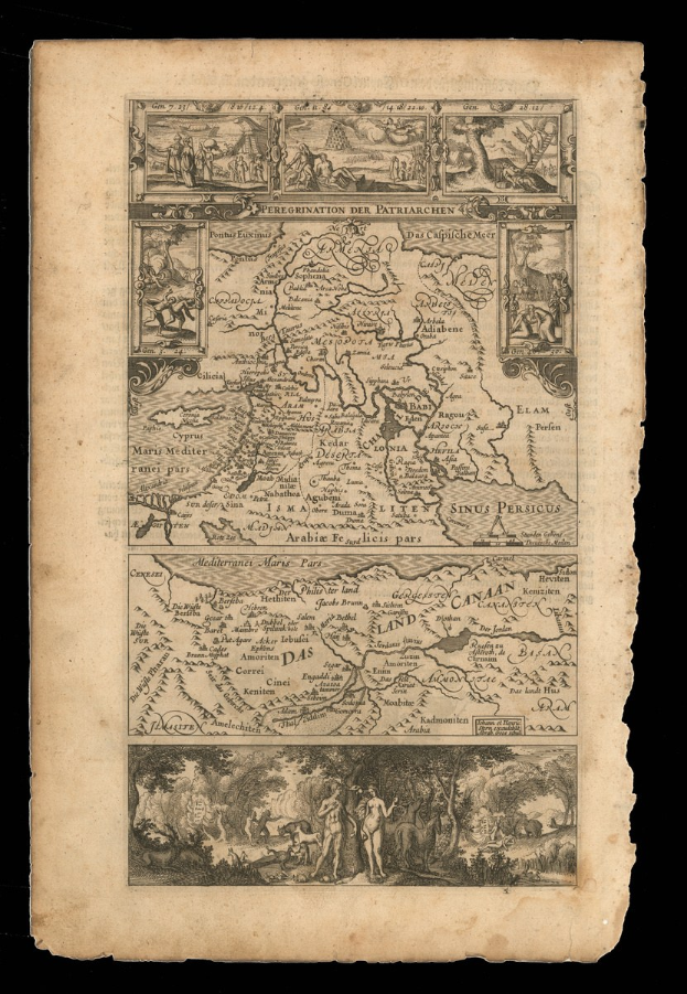 Altes Buch mit detaillierter Europa-Karte auf dem Cover, das geografische Merkmale wie Berge, Flüsse und Städte auf einem schwarzen Hintergrund zeigt.