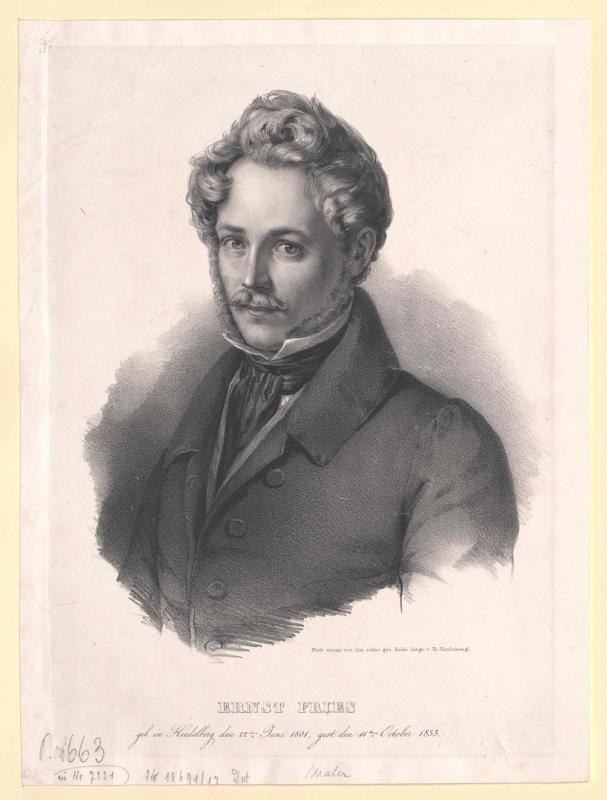 Schwarz-weiß-Porträt von Ernst Frühls, einem deutschen Komponist und Pianisten, der einen Anzug trägt und ernst schaut.